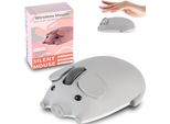 Mouse Bluetooth 5.1+2.4Ghz Usb Carino Cartoon Mouse Silenzioso Senza Fili, Mouse Senza Fili Per Bambini Ragazze, Mancini E Destri, Compatibile Con Pc, Mac, Laptop