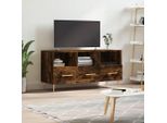 Vidaxl Mobile Tv In Rovere Fumé 102X36X50 Cm Materiale A Base Di Legno - Mobile Tv - Mobile Tv - Mobili Tv - Porta Tv