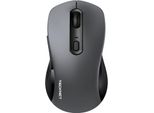 Mouse Bluetooth (Tri-Mode: Bt 5.0/3.0+2.4G) Senza Fili Con Ricevitore USB-A, Mouse Silenzioso Da 4800 Dpi Per Mani Grandi, Multi-Device Per Pc/Laptop/Mac/Tablet