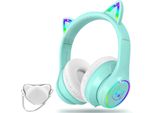 Cuffie Per Bambini Bluetooth Senza Fili E Con Cavo Per Bambini Con Cancellazione Attiva Del Rumore Anc, Cuffie Regolabili Pieghevoli Sopra L'orecchio Per La Scuola, In Viaggio