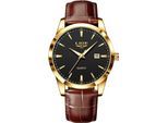 Orologio, Orologi Da Uomo Orologi Da Polso Al Quarzo Impermeabili Per Uomo Orologio Da Uomo Con Data Cinturino In Pelle Orologio Retrò Da Lavoro, Display Data