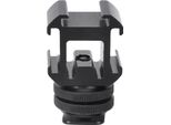 Staffa Per Adattatore Cold Shoe, Staffa Per Adattatore Hot Shoe, Staffa Uno Per Tre, Supporto Uno Per Tre, Supporto Per Adattatore Hot Shoe