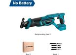 Sega Alternativa A Batteria 18V - Sega Alternativa - Motore Senza Spazzole - 3300 Giri/Min - Senza Batteria - Per Legno - Rosso Cremisi