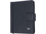 Golden Head Pelle Porta Carte Di Credito Fermasoldi Polo Rfid Protect Clip-Scheintasche 1906 Marineblau Blu Scuro
