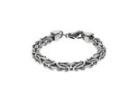 Armband ZEEme "Silber 925 Poliert KöNigskette 8Mm Breit", Weiß, ArmbäNder, Damen, 23Cm, Silber 925 (Sterlingsilber), GläNzend, Armband