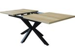 Milanihome.It - Tavolo Da Pranzo Allungabile Di Design Cm 90 L X 160 P X 75 Hdi Coloremarrone