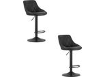 Sgabello Valora Kast Nero Eco X2 - Sgabelli Neri Dal Design Robusto