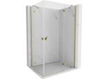 Mexen Mist-H Duo Cabina Doccia Ad Anta Destra 95 X 115 Cm, Trasparente, Oro - 8A5-095L-115P-50-00