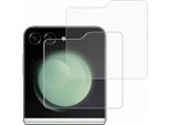 Samsung Galaxy Z Flip 5/Samsung Galaxy Z Flip 6/Samsung Galaxy Z Flip 7 Fe Pellicola Protettiva: Pellicola Protettiva In Vetro Accezz 2 Pack - Trasparente
