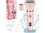 Inf Rifinitore E Rasoio Elettrico Per La Cura Del Corpo 2 In 1 Da Donna Rosa