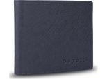 Bugatti Portafoglio Lima Rfid Wallet With Flap Saffiano Black Nero