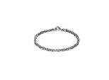 Armband Zeeme "Silber 925 Poliert KöNigskette 3Mm Breit", Weiß, ArmbäNder, Damen, 20Cm, Silber 925 (Sterlingsilber), GläNzend, Armband
