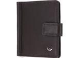 Golden Head Pelle Porta Carte Di Credito Fermasoldi Polo Rfid Protect Clip-Scheintasche 1906 Dunkelbraun Marrone Scuro