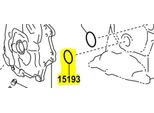 Toyota Auris Corolla Yaris Rondella Di Tenuta Della Pompa Dell'olio 15193-33020 Oe