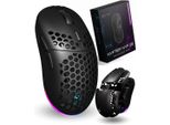 Mouse Senza Fili, Mouse Ottico A Forma Di Criceto, 1200 Dpi A Riduzione Del Rumore, Mouse Da Viaggio Ultra Portatile, 2,4 Ghz Con Ricevitore Usb Unificabile