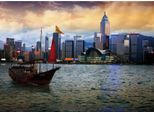 D-Toys Puzzle Isola Di Hong Kong Vista Notturna - 1000 Pezzi Paesaggio