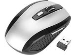 Mouse Senza Fili, Portble1200 Dpi 2,4 Ghz Mouse Ottico Ricevitore Usb Pc Computer/Laptop/Ufficio/Giochi Sportivi