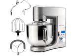 Robot Da Cucina Proficook® Con Ciotola Xxxl In Acciaio Inox | Miscelatore 10L 1500W Motore Impastatrice Incl. Gancio E Frusta Impastatrice Paraspruzzi