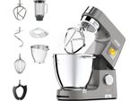 Kenwood Titanium Chef Patissier Xl KWL90.034SI - Robot Da Cucina Con Bilancia Integrata E Ciotola Da 7 L, Funzione Calore, 1400 Watt, Incluso Set Da 4 Pezzi