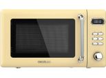 Microonde Con Grill Proclean 5110 Retro Yellow, 700 W, 5 Impostazioni, Timer Fino A 60 Minuti, 8 Programmi E Modalità Scongelamento, Design Vintage In Giallo