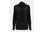 Guess Camicetta Donna Girocollo Floriane Nero Xl
