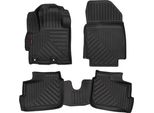Tappetini Auto In Gomma 3D Wielganizator Per Mitsubishi Space Star Ii Hatchback (2013-) – Neri, Bordo Alto, Set 4 Pz