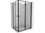 Mexen Mist-F Duo Cabina Doccia Pieghevole Destra 75 X 95 Cm, Cornice Nera, Nera - 8A6-075L-095P-70-70