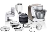 Robot Da Cucina Bosch MUM5 MUM5XW20, Ciotola In Acciaio Inox Da 3,9 Litri, Bilancia Integrata, Miscelatore 1,25 Gancio Per Impasto Professionale, Frusta A Neve E In Silicone,