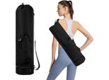 Yotutun Borsa Yoga, Borsa Per Tappetino Yoga Con Tracolla Regolabile Yoga Grande Tasca Umida E Borsa Per Bottiglia Impermeabile Per Tappetini Yoga Pilates