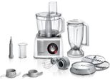 Robot Da Cucina Compatto Bosch Multitalent 8 MC812S814, 45 Funzioni, Ciotola Xxl Da 3,9 Litri, Mixer 1,5 Lame Universali, Funzioni Di Frusta, Tritatutto E Sbattitore