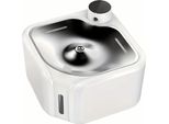 Inf Fontanella Automatica Per Animali Domestici Con Sensore E Ricarica Usb Bianco