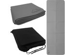 Campteck Tappetino Yoga Pieghevole Unisex, Tappetino Yoga Portatile, Tappetino Yoga Antiscivolo, Tappetino Per Esercizi Antiscivolo (183 X 61 Cm Da Aperto) Con