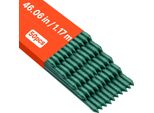 Vevor Supporto Per Rampicanti, Confezione Da 50, Aste Per Piante ⌀11X1170 Mm, Aste Per Pomodori In Metallo Plastificato, Supporto Per Piante Con Estremità Appuntita E Manopole Antiscivolo Per La Coltivazione Di Piante Rampicanti E Ortaggi