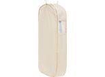 Inf Custodia Antipolvere In Raso Per Armadio, Porta Abiti Per Cappotti E Vestiti Beige Extra Large