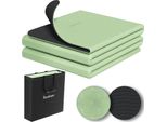 Tappetino Yoga Pieghevole Da Viaggio, Tappetino Yoga Bicolore, Spessore 6 Mm, Con Borsa Per Il Trasporto, Tappetino Tpe Antiscivolo Per Esercizi Di Pilates 183CM L X 61CM L