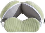 Inf Cuscino Da Viaggio 2 In 1 A Forma Di U Con Maschera Per Gli Occhi Verde