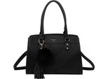 Gallantry, Borsa Da Donna CléO In Grana Con Nappina E Tracolla, Nero