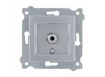 Presa Sat Con Filtro, Attacco Tipo F Argento 262/10E Exen
