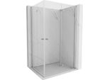 Mexen Mist-F Duo Cabina Doccia Pieghevole Destra 105 X 120 Cm, Trasparente, Cromo - 8A6-105L-120P-01-00