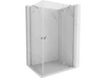 Mexen Mist-H Duo Cabina Doccia Battente Destra 95 X 115 Cm, Trasparente, Cromo - 8A5-095L-115P-01-00