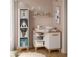 Vitalispa Fasciatoio Malia, 85 X 85.2 Cm Con Porta, Bianco/Artisan/Artigiano