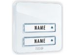 M-E MODERN-ELECTRONICS Campanello A Pulsante Kta 2 Famiglie Bianco (KTA-2 W)