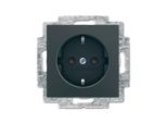 BUSCH-JAEGER Steckdose 1F Sw Glz Busch-Balance Si Up M.Bs
