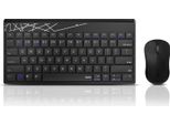 Rapoo 8000M - Set Tastiera E Mouse - Senza Fili - 2,4 Ghz, Bluetooth 4.0, Bluetooth 3.0 - Tedesco
