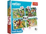 Trefl Trefl Disney Puzzle 4 In 1 Set Mickey-Mouse