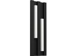 Eglo Lampada Da Esterno A Led Fandina, Applique Da Esterno Rettangolare, Applique Da Esterno In Metallo Nero, Lampada Da Esterno Bianco Caldo, IP55