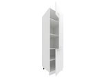 Armadio Per Mobili Da Cucina Esilo Bianco A. 207 X L. 60 X P. 57 Cm