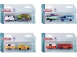 Majorette 212055007 - Rimorchio Vw The Originals, 4 Serie.