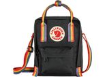FjäLlräVen KåNken Rainbow Sling TašKa Na Rameno Black/Rainbow Pattern 2,5 L