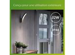 Applique A Led Per Esterni Philips 8719514417731 Splay IP44 12 W 1200 Lm 4000 K Antracite Con Sensore Di Movimento
